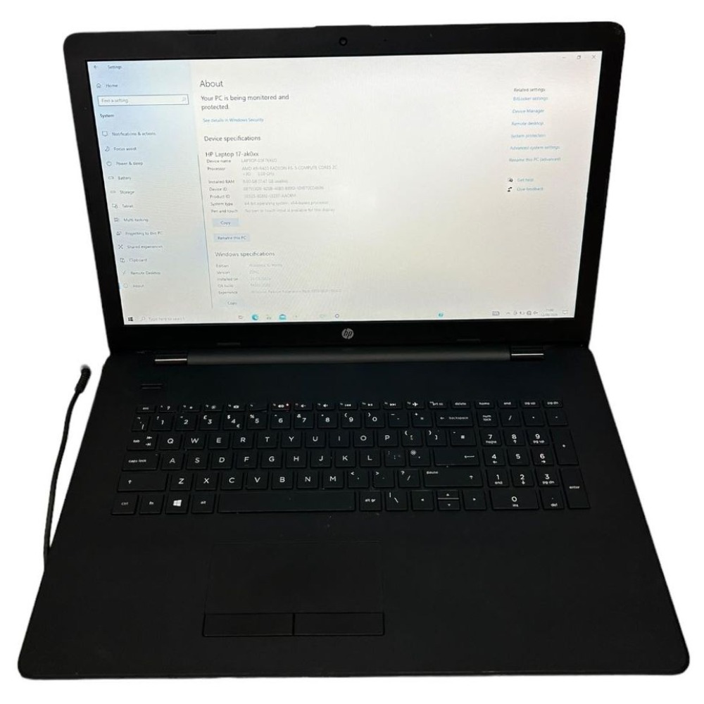 Plasturgie de base blanche pour HP Pavilion 17-bs 17-ak
